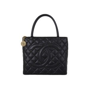 Chanel Reissue Tote Bag Caviar Leather Black